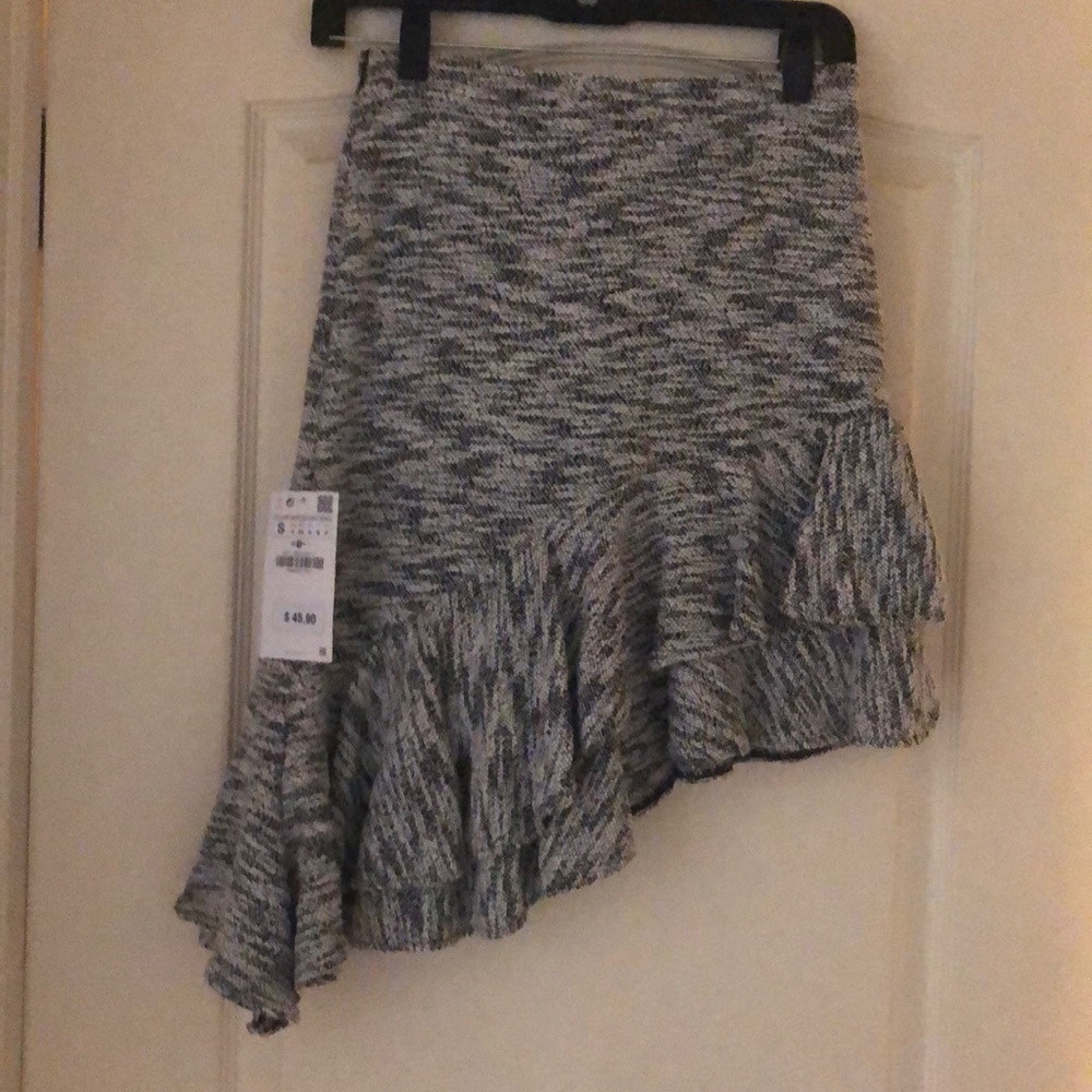 NWT Zara ruffled skirt
